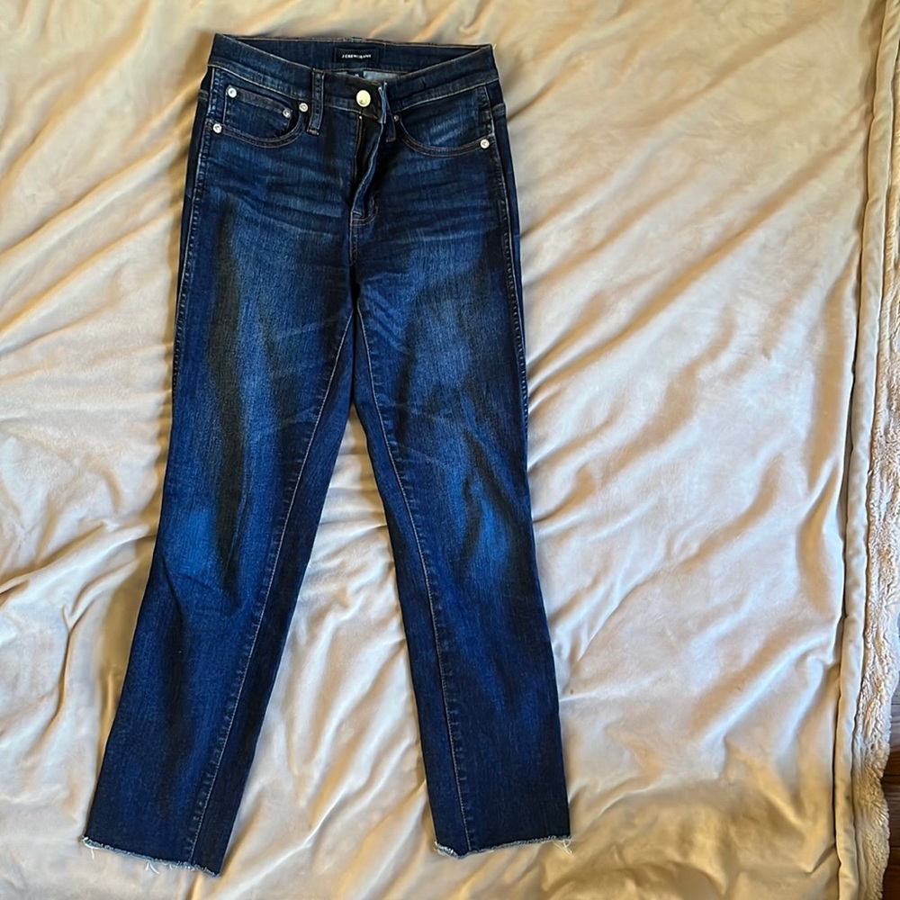 J Crew cropped vintage straight leg jeans